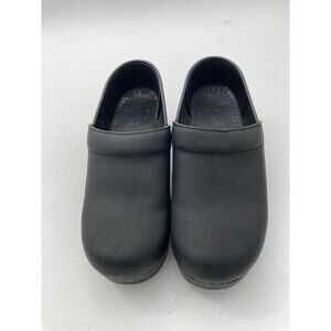 Dansko Women's Professional Black Cabrio Clogs Size 6.5-7 US, 37 EU